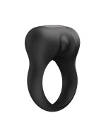 Steady Vibrating Cockring - Black - Image 4