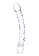 Double Trouble Glass Dildo - Image 8
