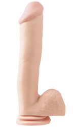 Basix Rubber Works 12 Inch Dong With Suction Cup - Light - Image 2